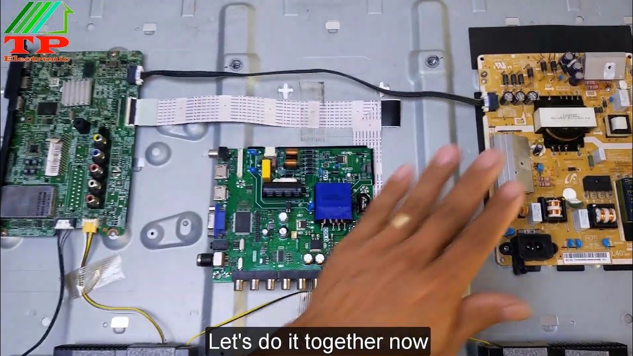 Chinese board mode on samsung 40 inch tv / Samsung 40 inch tv no power on / TPelectronic / repair TV