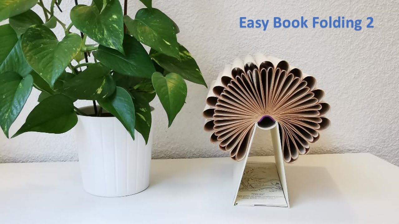 Easy Book Folding for Beginner 2 / Buch falten für Anfänger 2 / Pliage de livre 2/ 折书艺术2