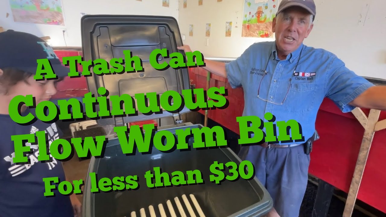 DIY Trash Can Worm Bin