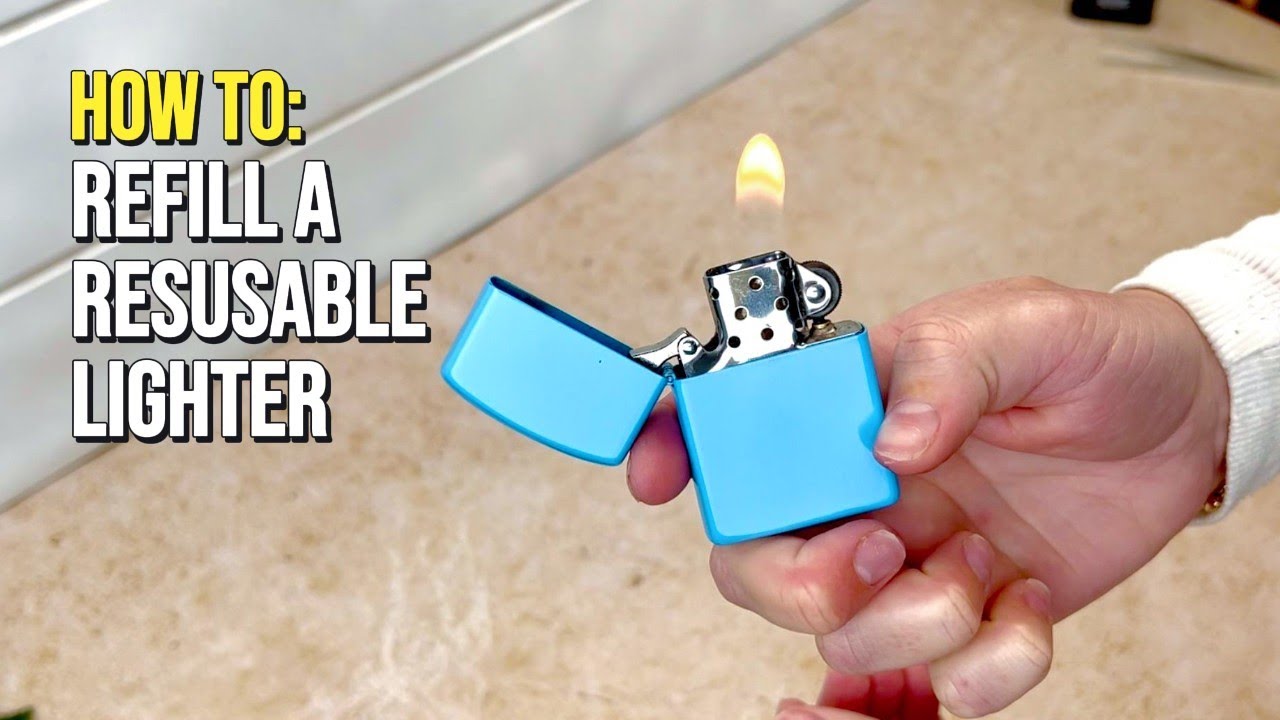 How to Refill A Reusable Lighter | CustomKings Tutorial
