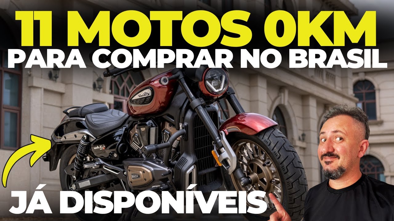 De 500 a 700cc: 11 motos 0km para comprar no Brasil em 2026