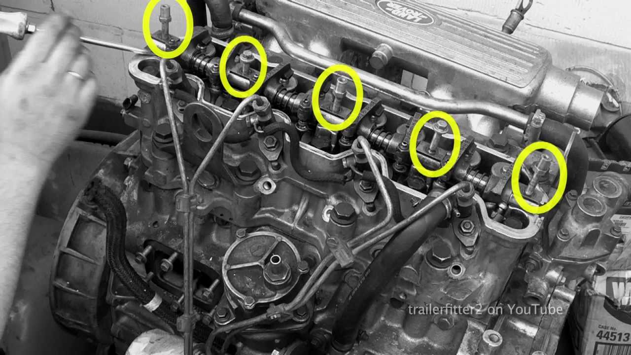 Land Rover 200tdi Engine Inspection and Stripping rocker shaft After Damage