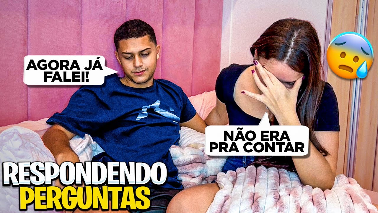 RESPONDENDO PERGUNTAS com meu namorado!!