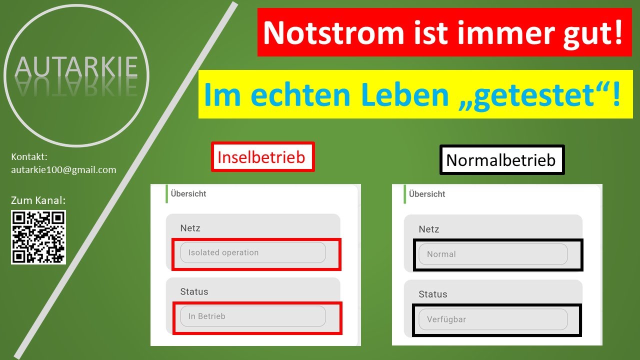 Notstrom ist immer gut! - Folge 470 #4k #notstrom #stromausfall