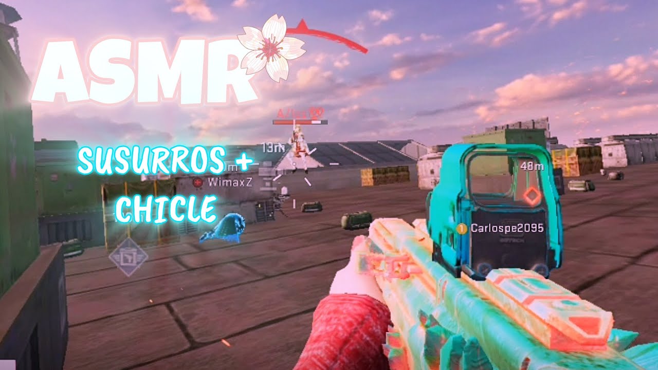 ASMR 💕 SUSURROS+ CHICLE 🍬 BLOOD STRIKE 🌟 