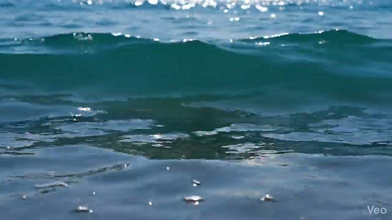 relaxing ocean waves with music موسيقى هادئة مع صوت الأمواج