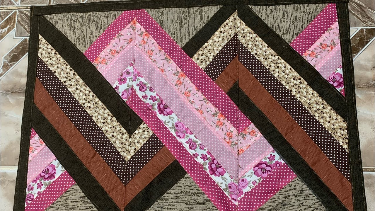 TAPETE DE TIRAS MUIITO LINDO!!  DESCOMPLIQUEI!!🥰🥰