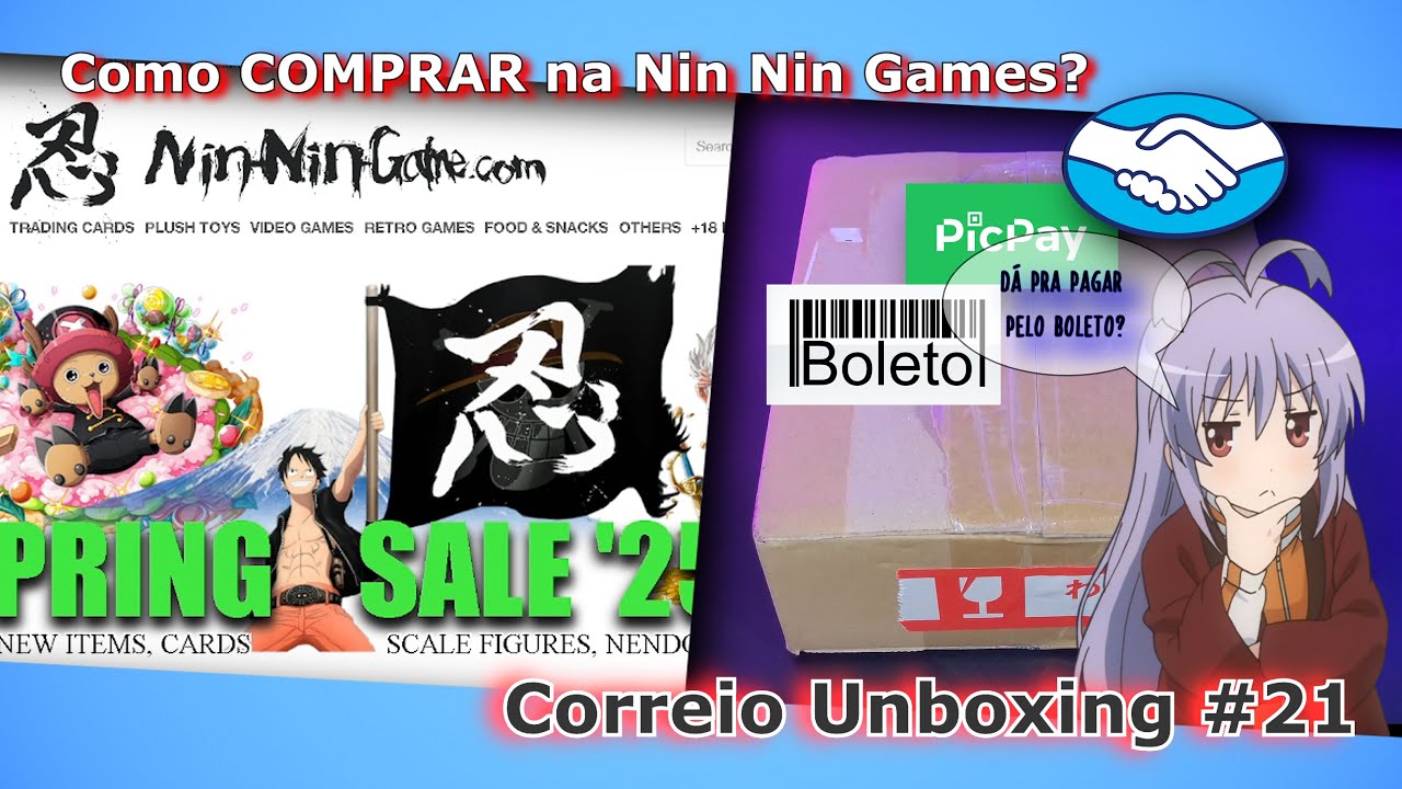Como COMPRAR / IMPORTAR na Nin Nin Game? [Correio Unboxing #21]