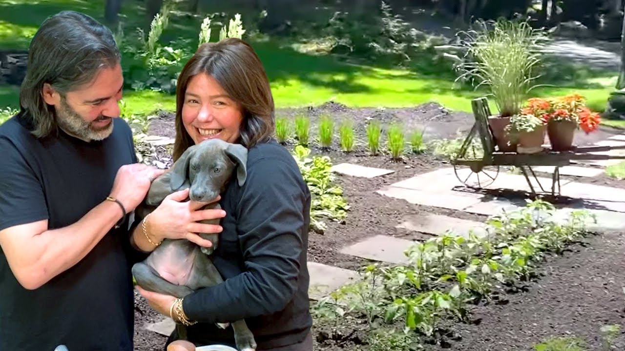 Rachael & John Give a Tour Of Their Gorgeous Home Garden In Upstate New York | #StayHome