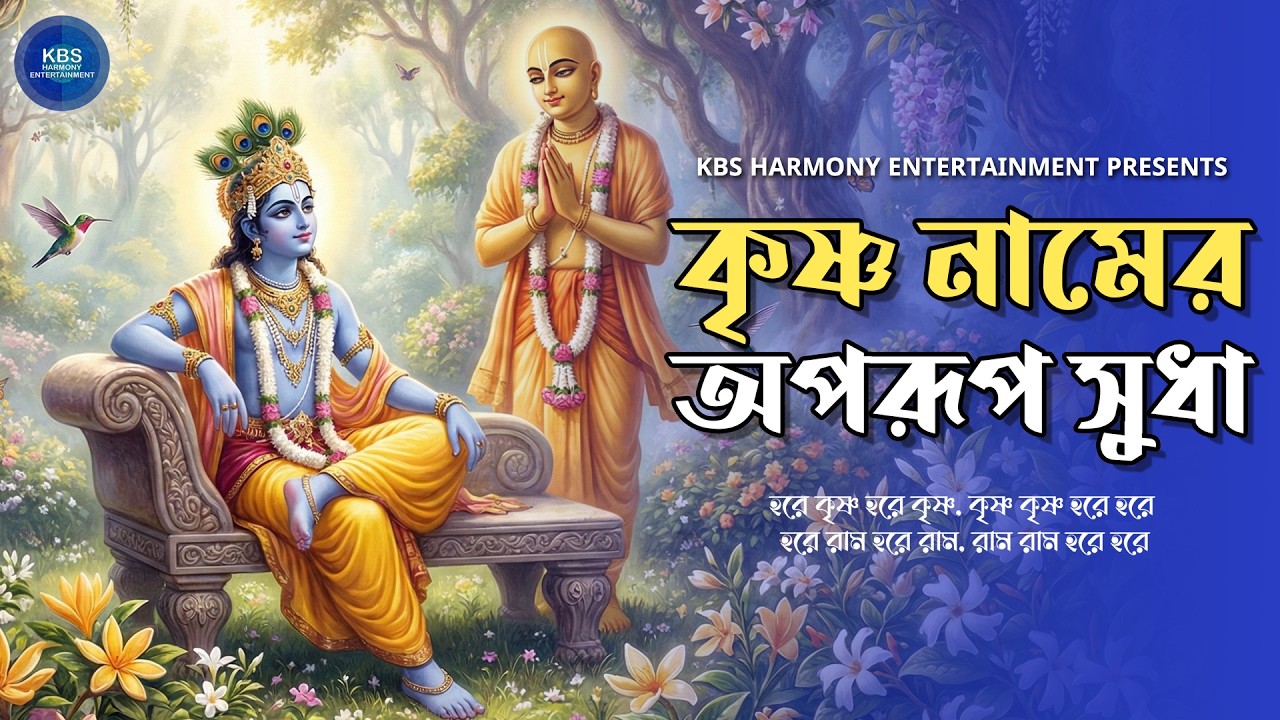 কৃষ্ণ নামের অপরূপ সুধা | Krishna Naamer Aparup Sudha | হরে কৃষ্ণ হরে রাম নাম সংকীর্তন | Hare Krishna