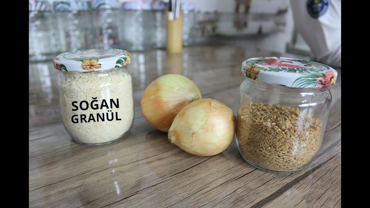 EVDE SOĞAN GRANÜL NASIL YAPILIR? (TÜM DETAYLARI İLE SOĞAN TOZU TARİFİ)