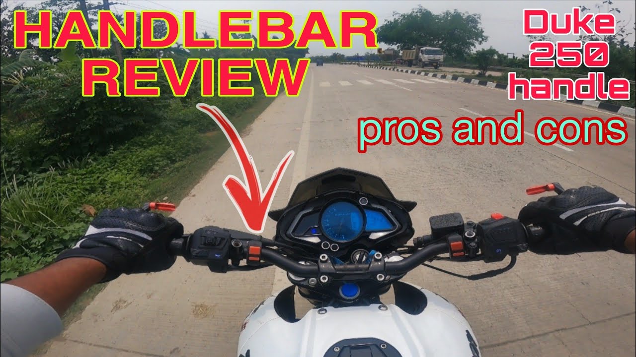 ktm handlebar modification on bajaj ns 200( handlebar conversion kit )