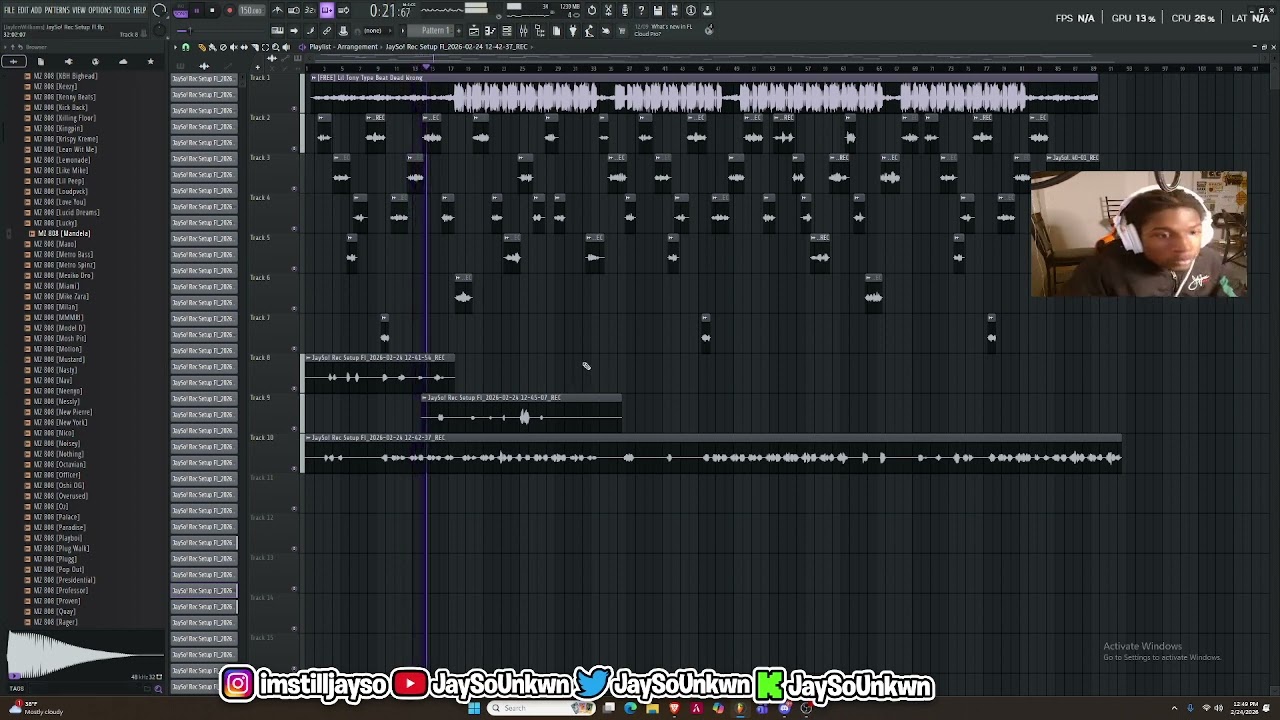 MAKING A SONG WIT THA GUYS| MUSIC | JaySo! On All Platforms| (Part 4/7)