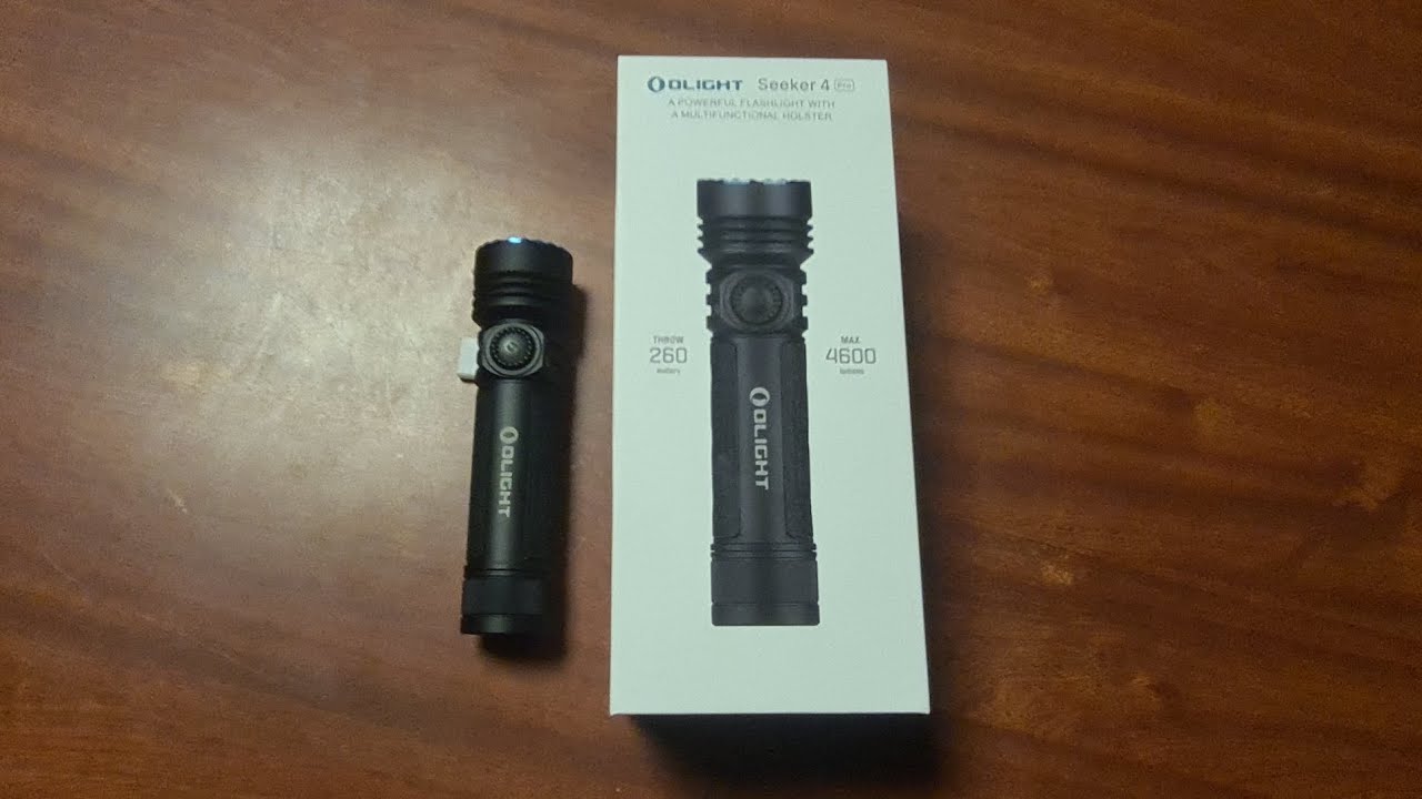 Фонарь Olight Seeker 4 pro. Обзор и тест.