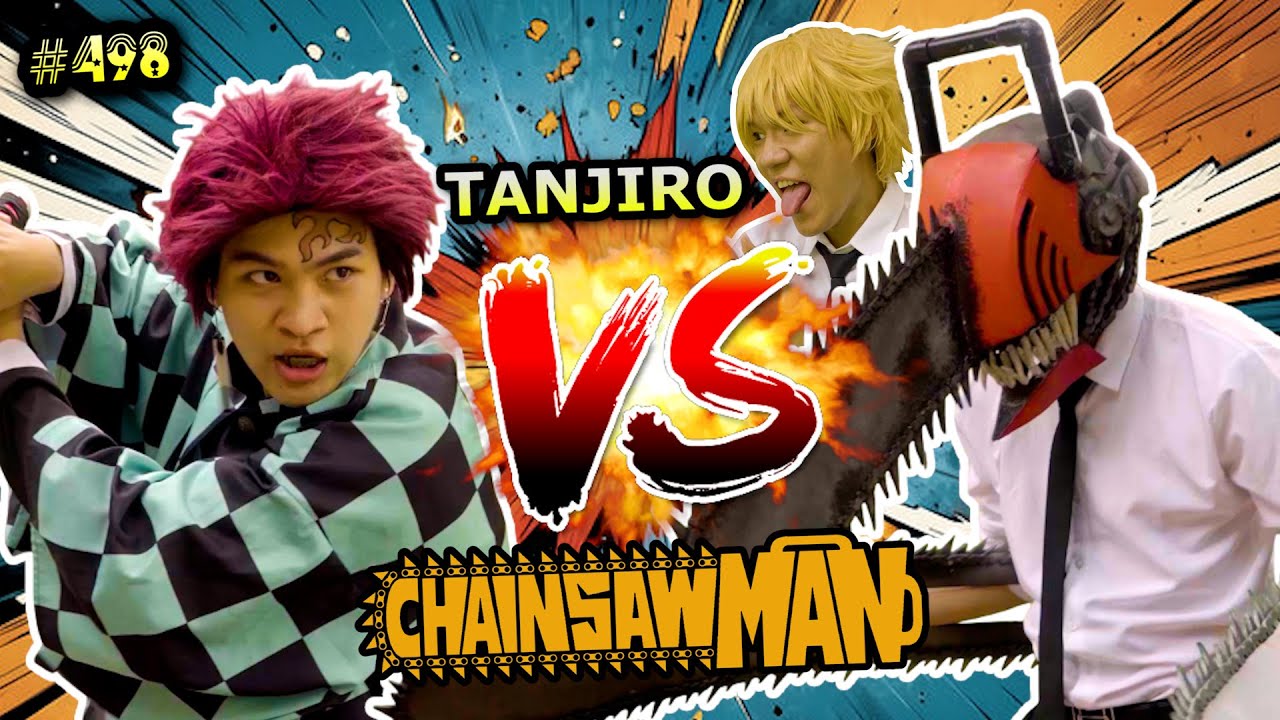 [VIDEO # 498] Tanjiro VS. Chainsawman - Sát Quỷ Đội VS. Thợ Săn Quỷ | Anime & Manga | Ping Lê