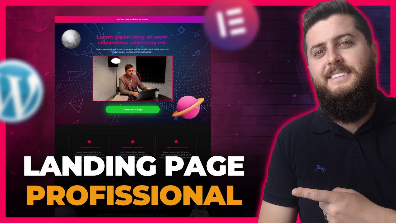 Como Criar LANDING PAGE Profissional com WordPress e Elementor [Passo a Passo]