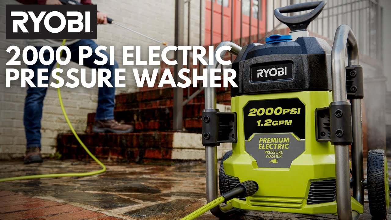 RYOBI 2000 PSI Electric Pressure Washer