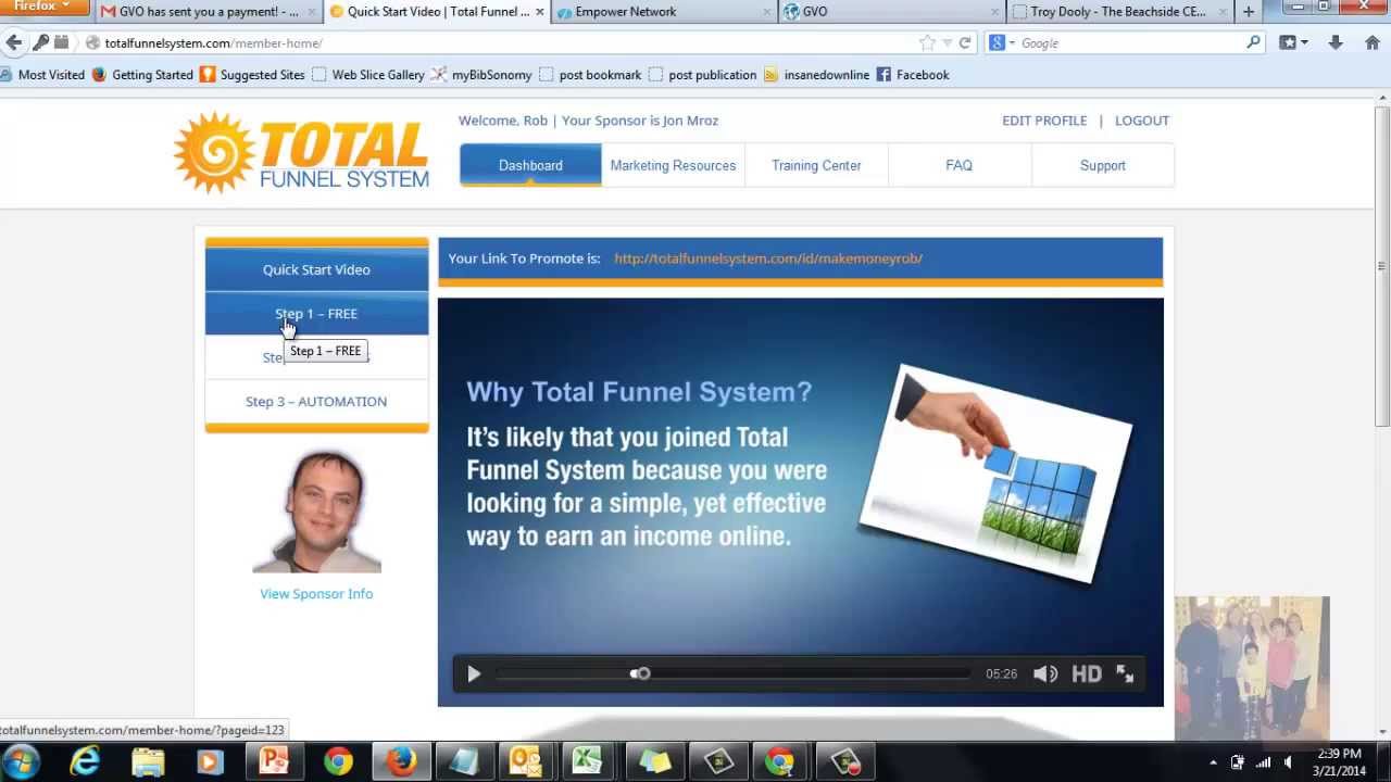 Total Funnel System | Empower Network | Pure Leverage Income Proof Review