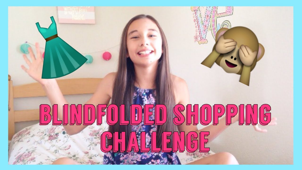 Blindfolded Shopping Challenge!