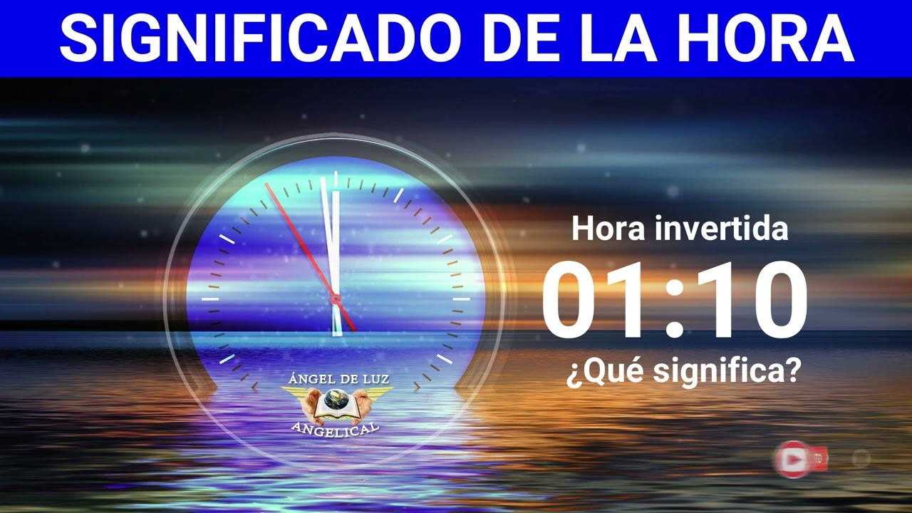 NUMEROLOG&Iacute;A🤍Significado de la HORA 01:10🙏NUMERO  ANGELICAL