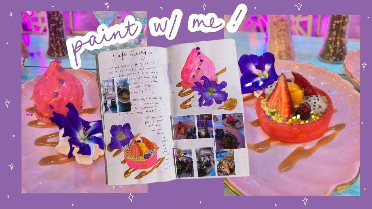Paint w/ me 🐚 Caf&eacute; Maruja 🧜🏼&zwj;♀️