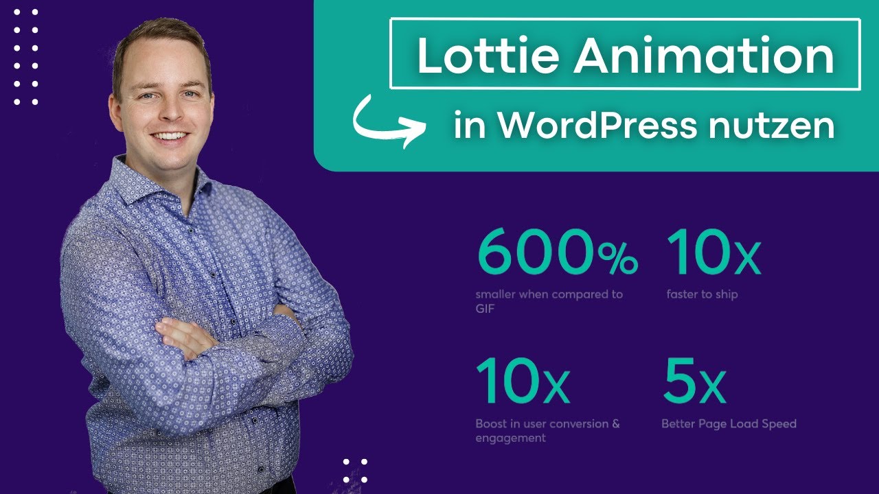 Lottie Animationen auf deiner WordPress Webseite nutzen