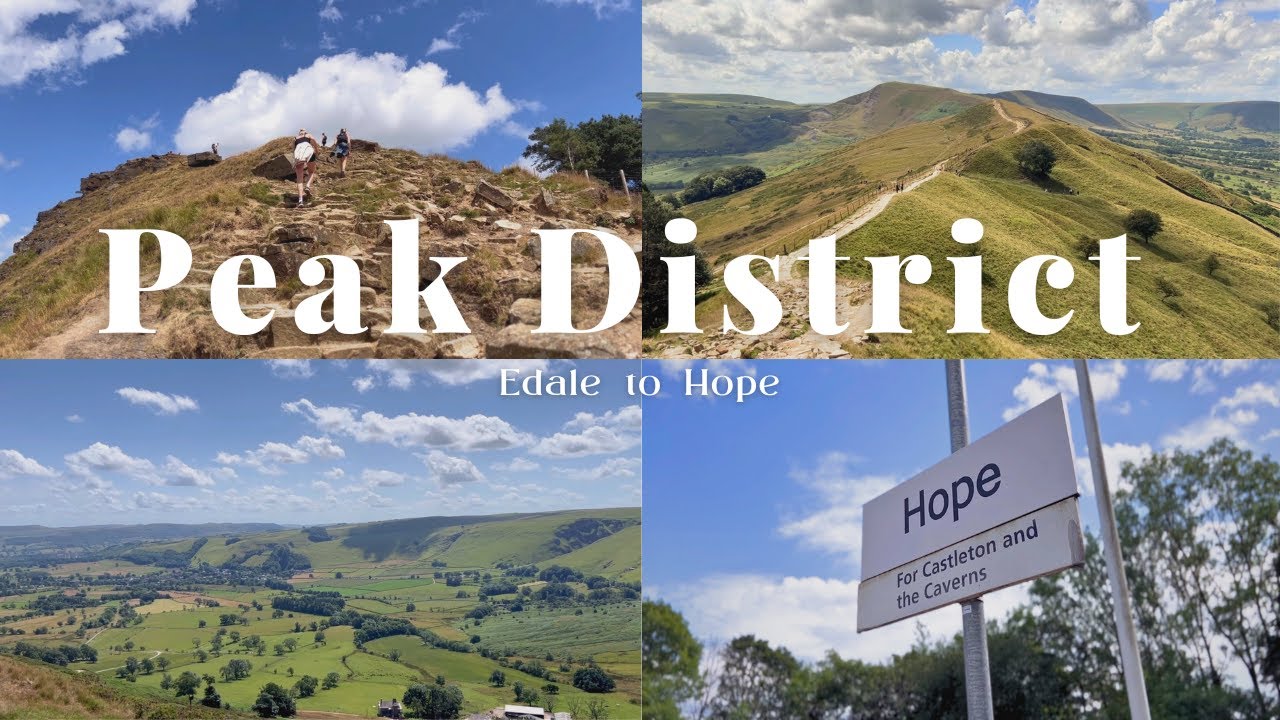 UK VLOG #71｜🇬🇧 英國峰區之一起去爬山｜🌟前往希望之路 ｜Peak District｜Mam Tor｜From Edale to Hope