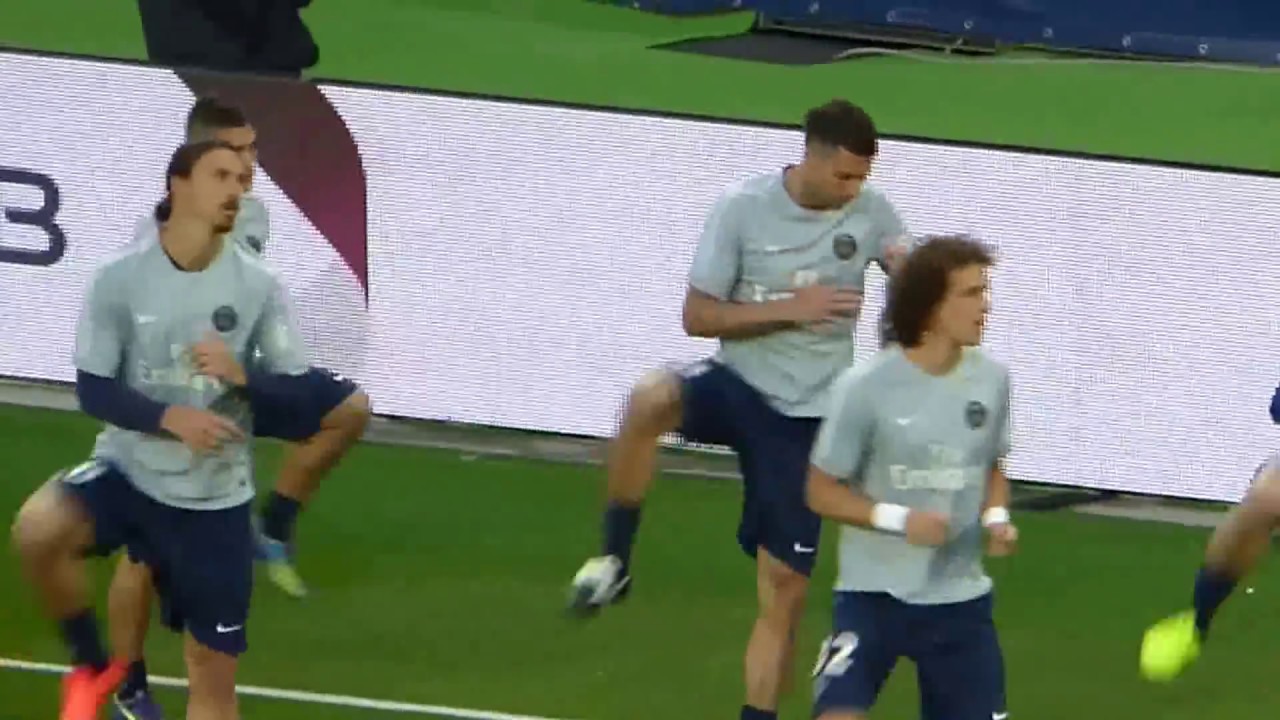 David Luiz ● Zlatan Ibrahimovic ● Paris Saint-Germain vs As Saint-Etienne 2014