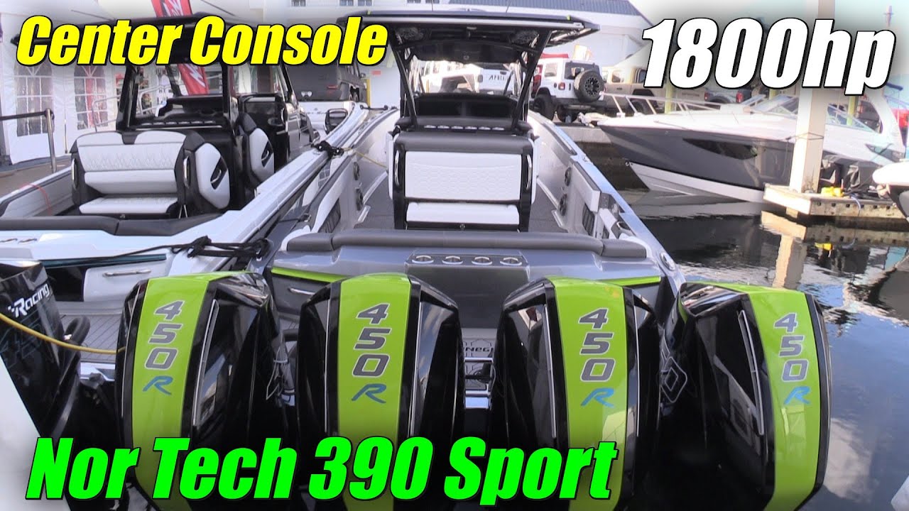 Excellent Center Console ! 2023 Nor Tech 390 Sport 1800hp
