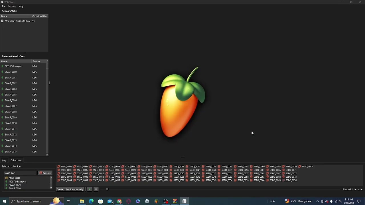 How to extract .SF2 and .MID files via VGMTrans