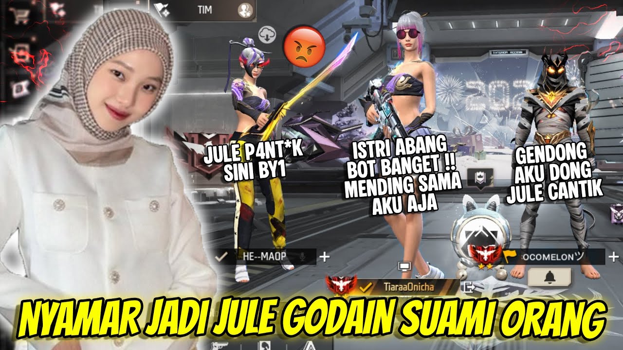 PRANK GLOBAL NYAMAR JADI JULE😱 GODAIN SUAMI ORANG😂