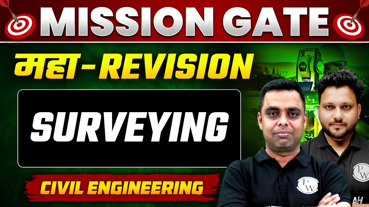 Surveying One Shot | Maha Revision | Civil Engineering | GATE 2024 Preparation
