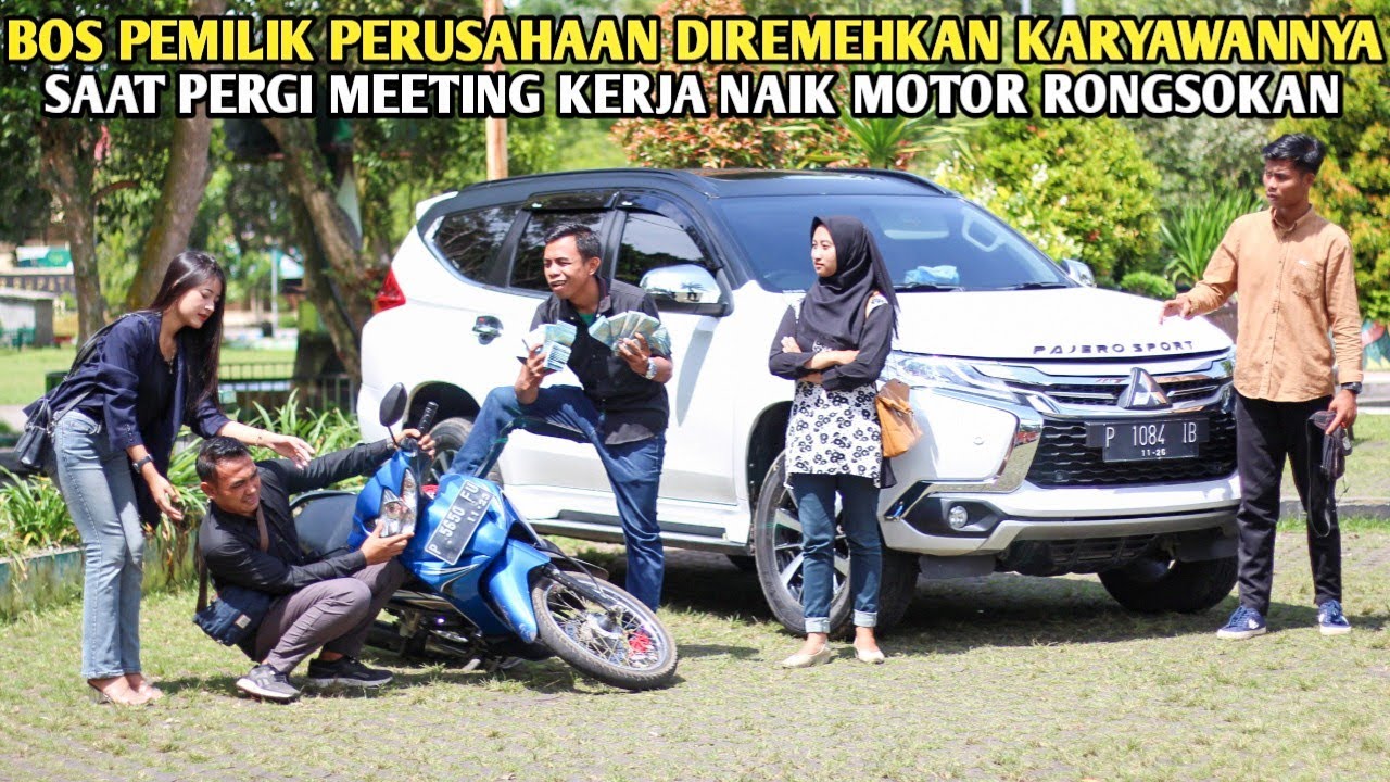 BOS PEMILIK PERUSAHAAN DIREMEHKAN KARYAWAN SENDIRI SAAT PERGI MEETING KERJA NAIK MOTOR RONGSOKAN !!