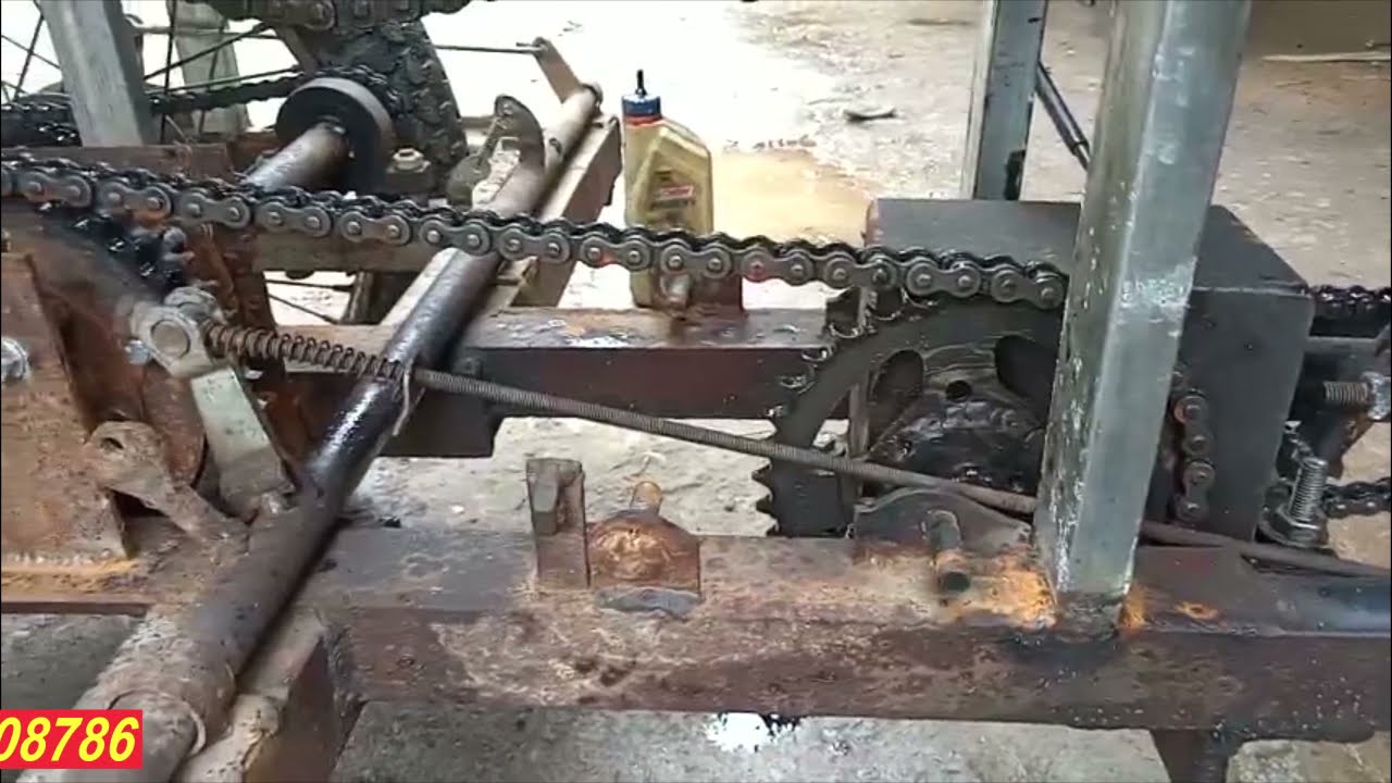 Xe 3 bánh chạy vi sai xích, có ben nâng độc lạ của bạn Huy Thiệp