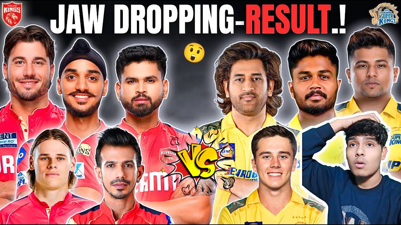 IPL 2026 : PBKS vs CSK Playing 11 Comparison🔥- Who wins Battle ? Who is a strongest?🤔