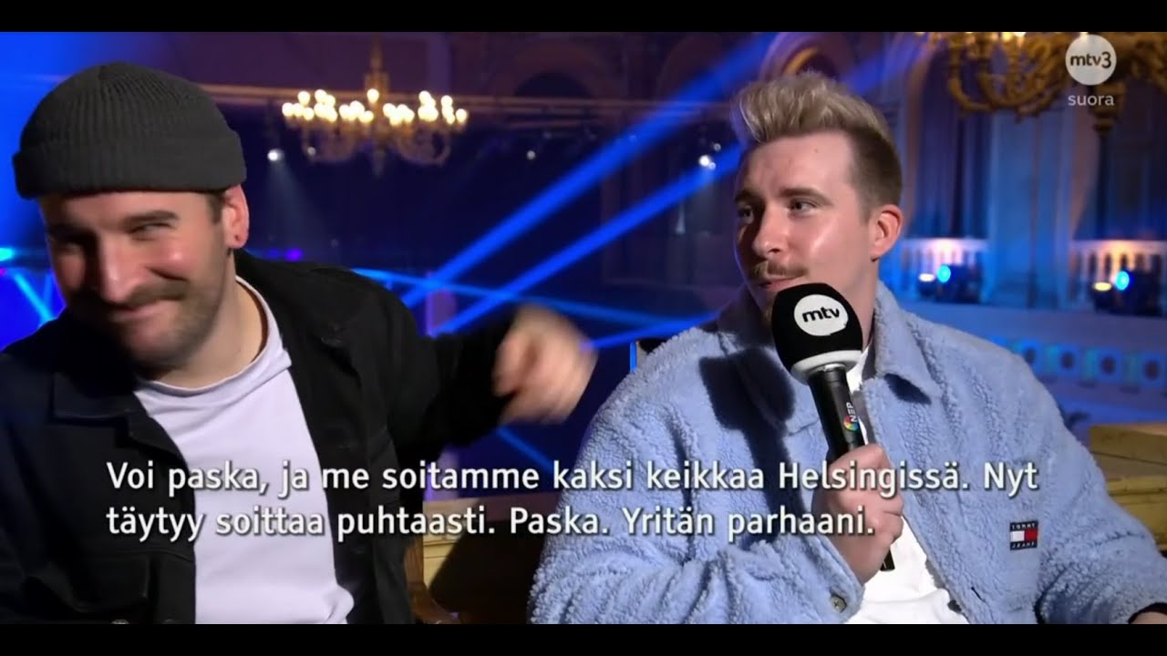 Electric Callboy interview on Finnish Morning TV with Käärijä 02/04/2023 ENG sub