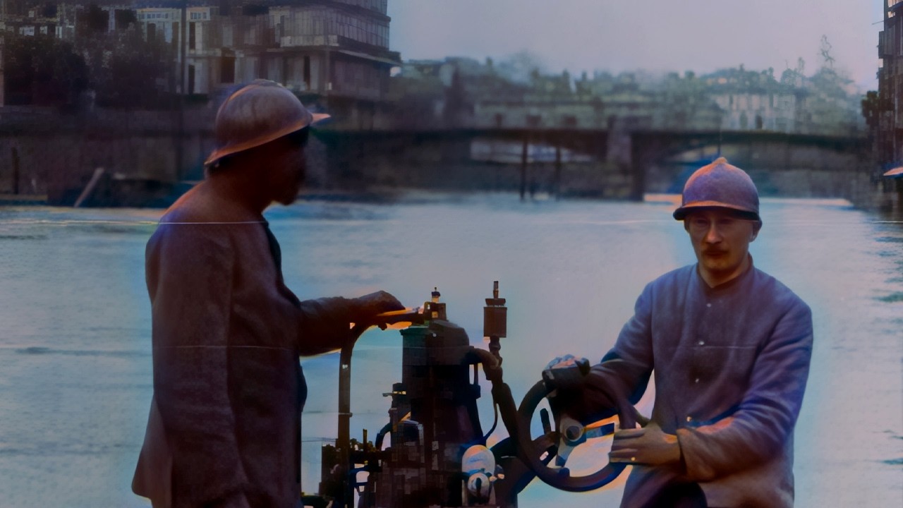 A Scenic Drive Through Verdun During the Battle | 1916 (Colorized 4k 60 FPS)