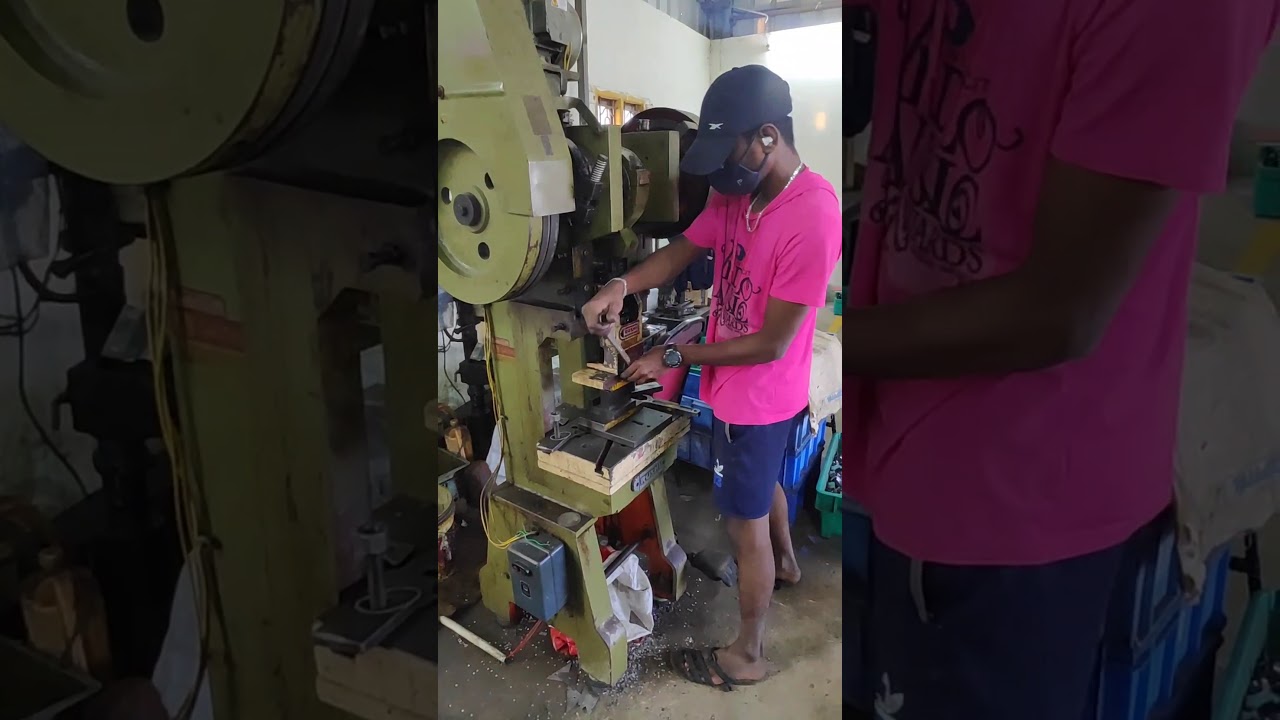 👍10 ton mechanical Power press die sitting farming🙏