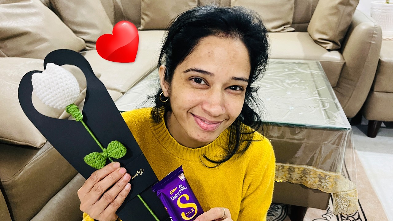 Special Surprise Rose For My Wife On Rose Day 🌹😊 | Her Reaction 😜