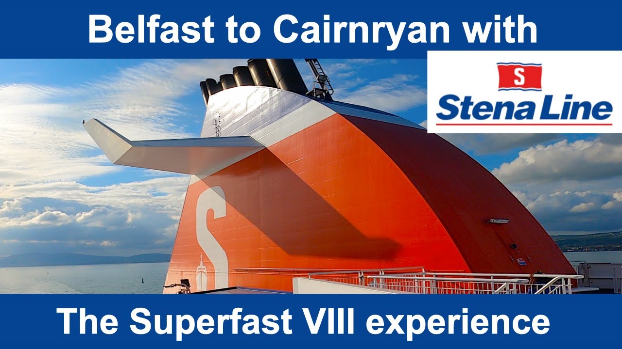 Из Белфаста в Кэрнрайан на борту Superfast VIII компании Stena в ПРЕКРАСНЫЙ сентябрьский день!