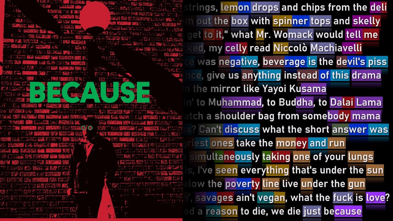 Black Thought - Because feat. Joey Bada$$ & Russ (Rhyme Scheme)
