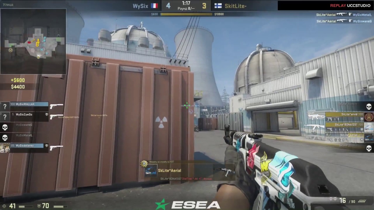 ESEA Premier Season 25 Europe || WySix vs Skitlite|| map nuke