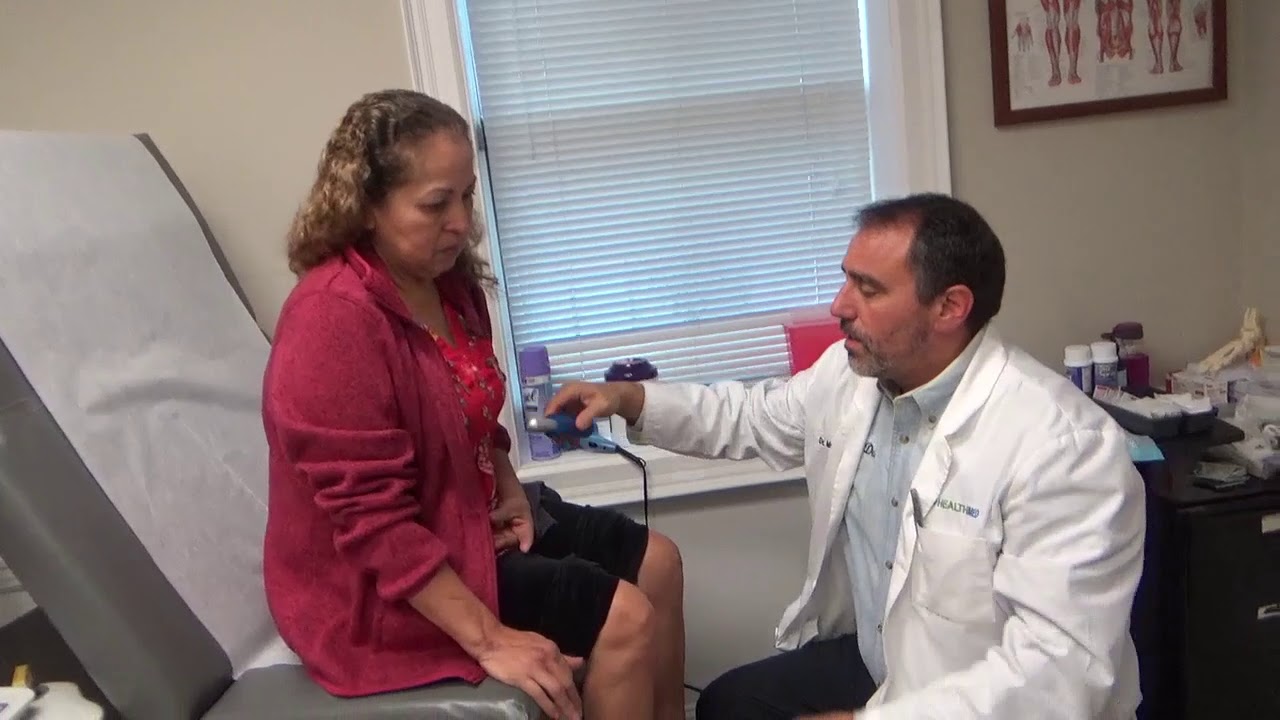 hypersensitivity of the feet