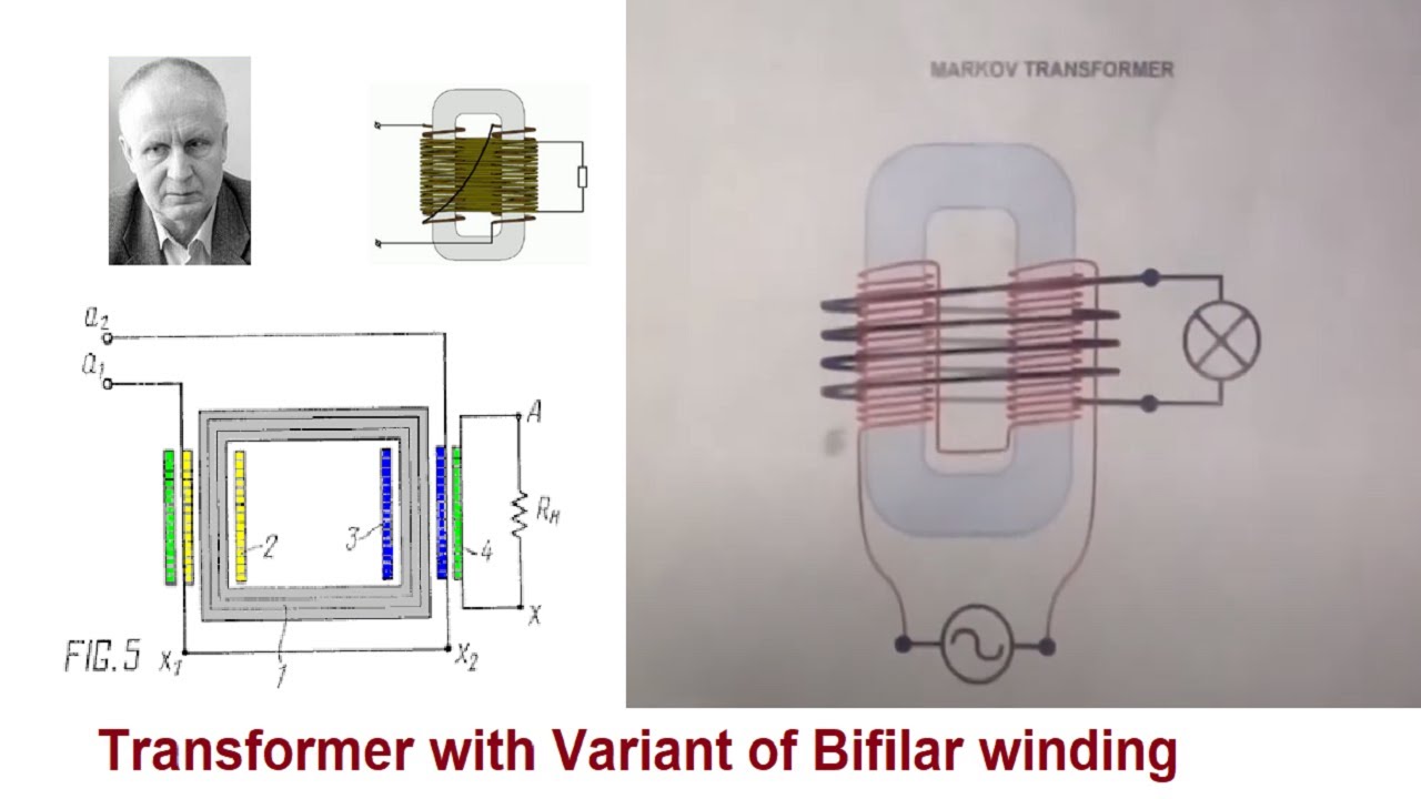 Transformer with Variant of Bifilar Winding: Schematics and Testing | Free Energy