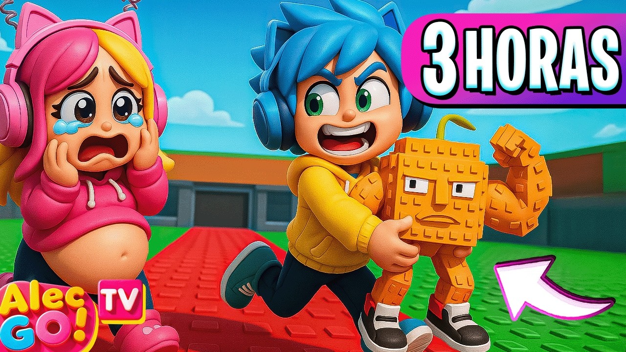 MINHA MÃE GRÁVIDA PERDEU SEUS BRAINROTS! Steal a Brainrot e + 3 HORAS ( Alec GO! #TV)