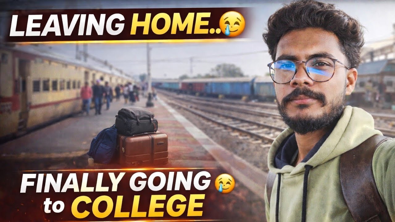 🥹 After So Many Days… Finally Going to College | Leaving My Hometown