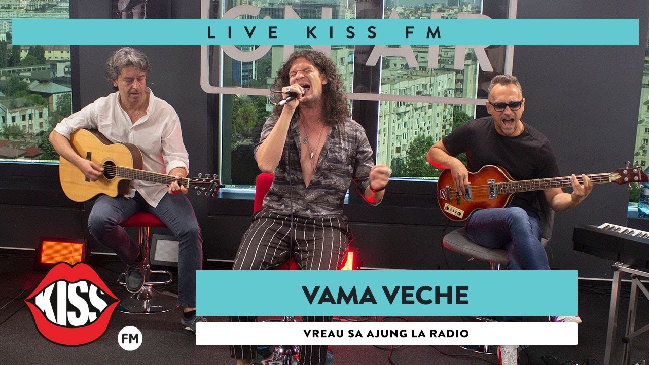 VAMA - Vreau sa ajung la radio (Live @ KISS FM)