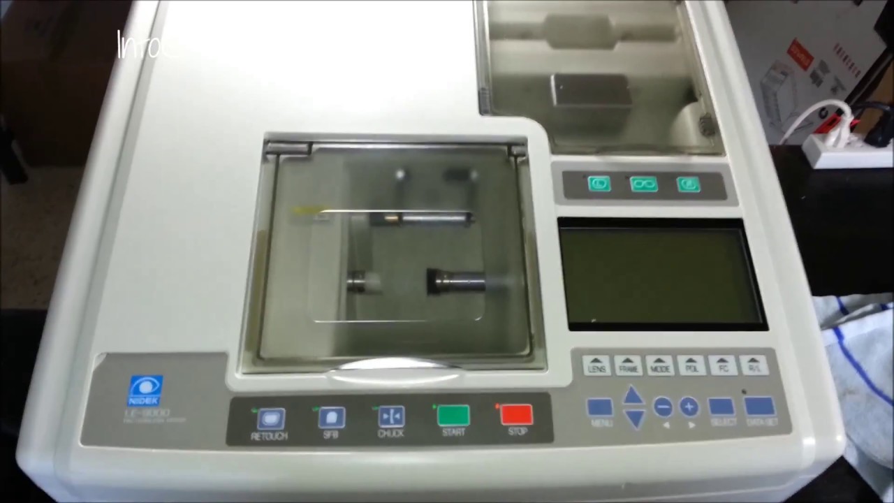 *SOLD* Santinelli Nidek LE9000SX Edger For Sale