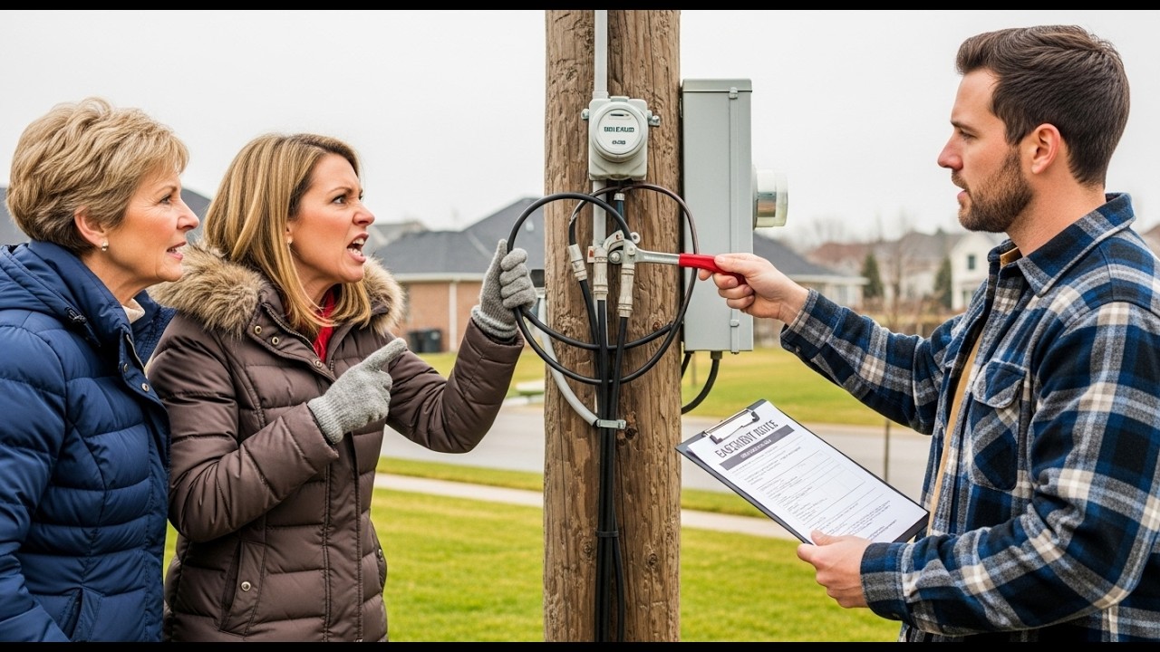 HOA Fined Me For Generator Use, So I Cut Their Power And Charged Them Rent For Using My Utility Pole