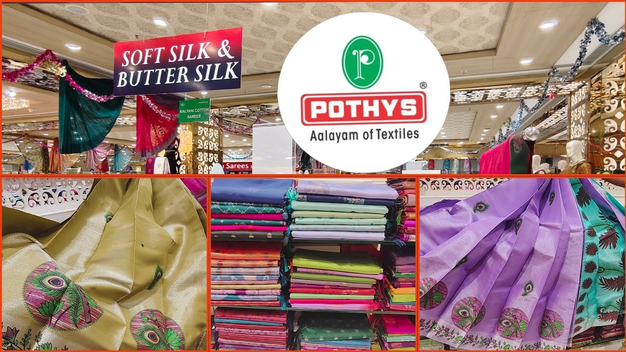 💕Pothys Soft Silk & Butter Silk Sarees Collections 💕 @UshaKarthi1 